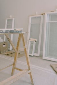 Rebuilding and re-painting timber windows