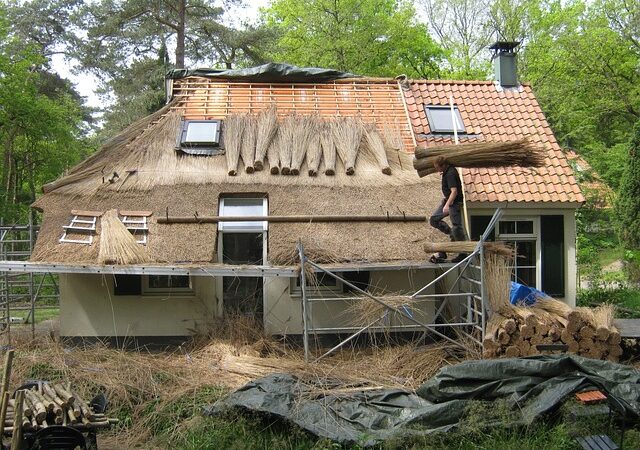 Thatching is one of the sought after Heritage Skills Courses in Leicestershire