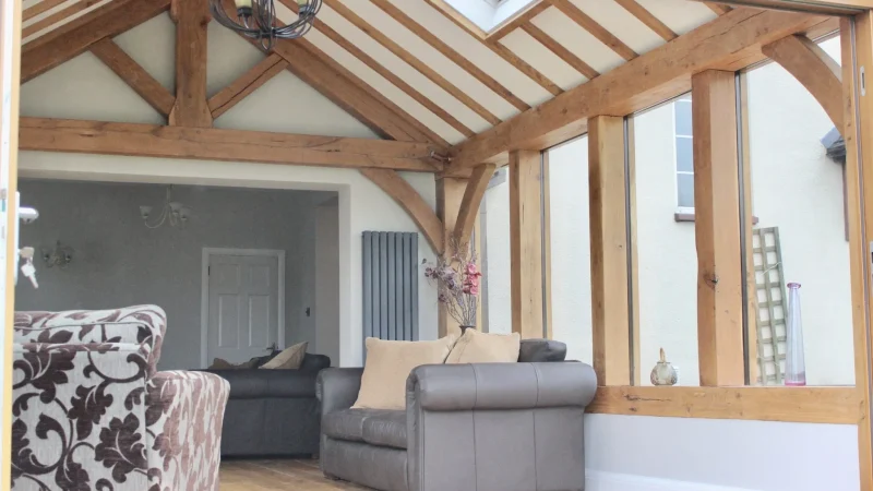 Oak Framed House - bespoke Oak framed structure